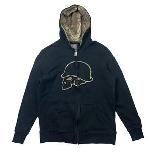 Metal Mulisha Men's Real Ruts Zip Black Hoodie Sweatshirt